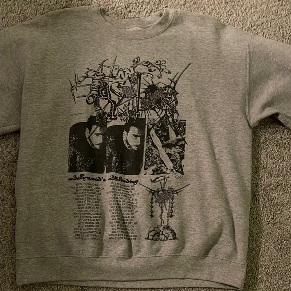 Gray Graphic Men's Sweater